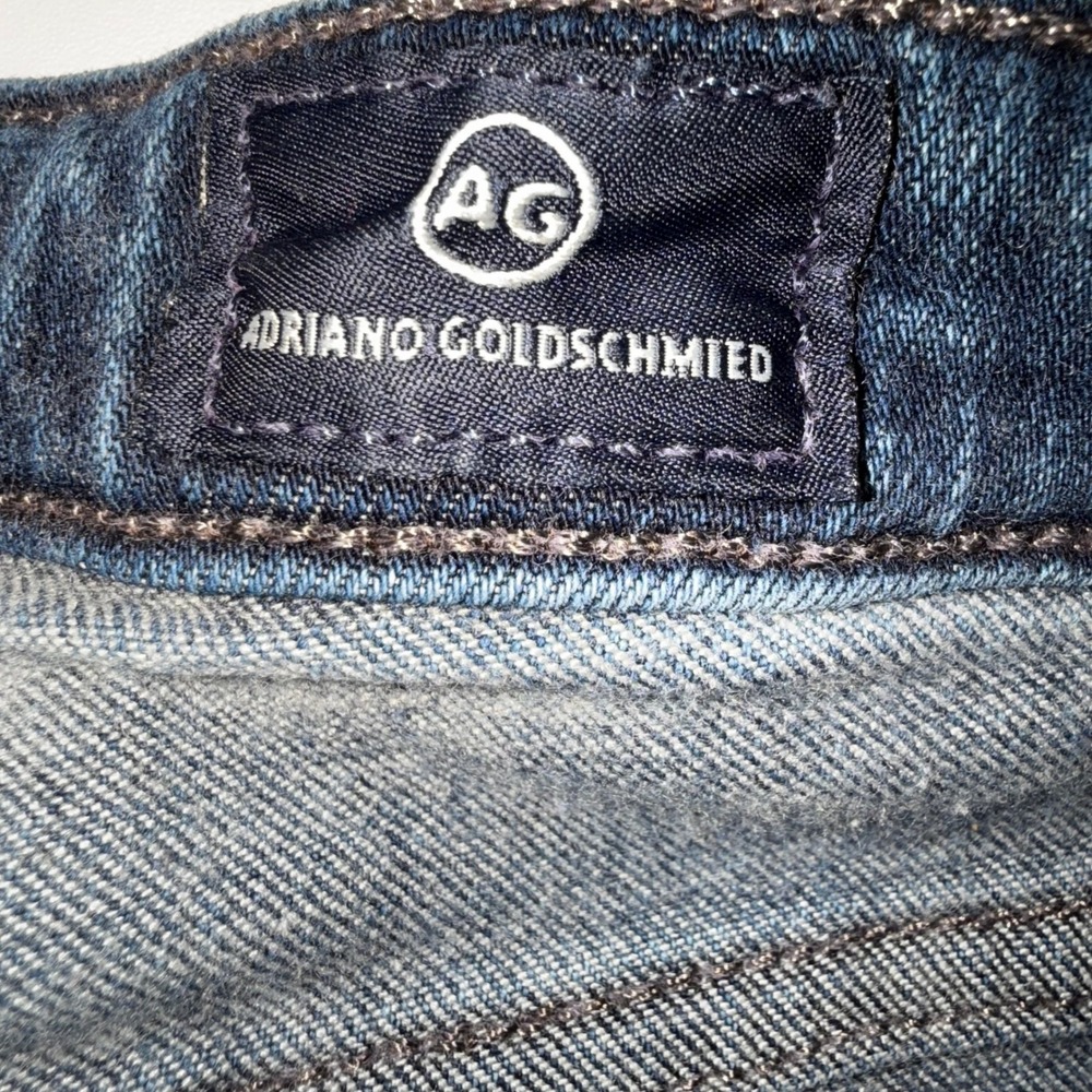 AG ADRIANO GOLDSCHMIED Prima Mid Rise Dark Wash Cigarette‎ Jeans Size 30R - Picture 7 of 7